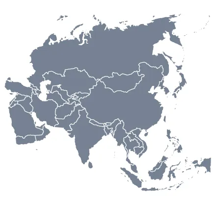 亚洲地图
