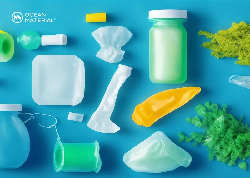 不同类型的塑料包装和制品