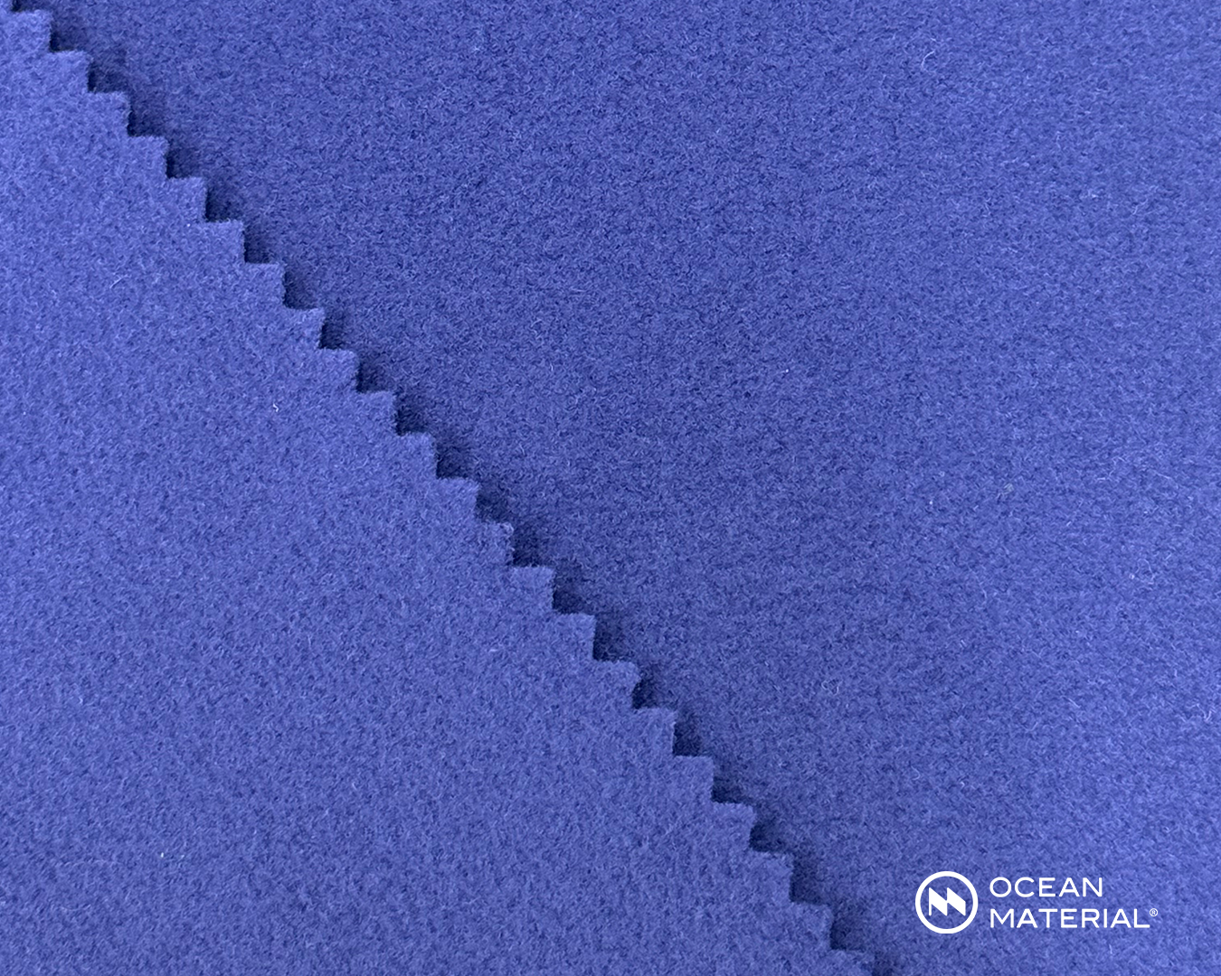 Sustainable Knit Fabric – lightweight brushed knit made from 100% rPET, soft and warm, ideal for mid-layer and outerwear | Ocean Material®
