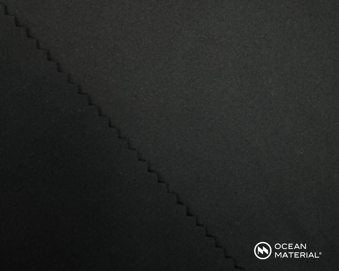 Recycled Nylon Fabric – KW-M1267 knitted fabric with r-PA6 and elastane, bi-stretch, moisture-wicking and sustainable | Ocean Material®